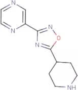2-[5-(Piperidin-4-yl)-1,2,4-oxadiazol-3-yl]pyrazine