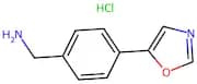 (4-(Oxazol-5-yl)phenyl)methanamine hydrochloride