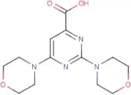 2,6-Di(morpholin-4-yl)pyrimidine-4-carboxylic acid