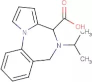 5,6-Dihydro-5-isopropyl-4H-pyrrolo[1,2-a][1,4]benzodiazepine-4-carboxylic acid