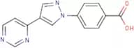 4-(4-Pyrimidin-4-yl-1H-pyrazol-1-yl)benzoic acid