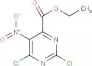 Ethyl 2,6-dichloro-5-nitropyrimidine-4-carboxylate