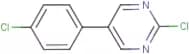 2-Chloro-5-(4-chlorophenyl)pyrimidine