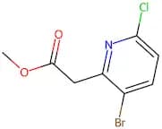Methyl 2-(3-bromo-6-chloro-2-pyridyl)acetate