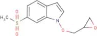 6-(Methylsulphonyl)-1-(oxiran-2-ylmethoxy)-1H-indole