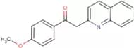 1-(4-Methoxyphenyl)-2-(quinolin-2-yl)ethan-1-one