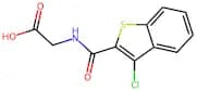 2-[(3-chloro-1-benzothiophen-2-yl)formamido]acetic acid