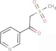 3-[(Methylsulphonyl)acetyl]pyridine