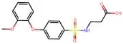 3-((4-(2-Methoxyphenoxy)phenyl)sulfonamido)propanoic acid