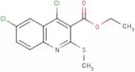 Ethyl 4,6-dichloro-2-(methylthio)quinoline-3-carboxylate