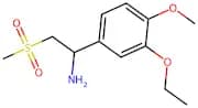 1-(3-Ethoxy-4-methoxyphenyl)-2-(methylsulfonyl)ethanamine