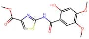 Methyl 2-(2-hydroxy-4,5-dimethoxybenzamido)thiazole-4-carboxylate