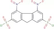 4,5-Dinitro-9H-fluorene-2,7-disulphonyl chloride