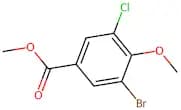 Methyl 3-bromo-5-chloro-4-methoxybenzoate