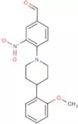 4-[4-(2-Methoxyphenyl)piperidino]-3-nitrobenzaldehyde
