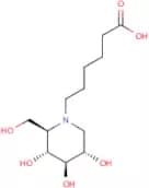 6-[(2R,3R,4R,5S)-2-(Hydroxymethyl)-3,4,5-trihydroxypiperidin-1-yl]hexanoic acid