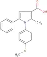 1-(4-Methylthiophenyl)-2-methyl-5-phenylpyrrole-3-carboxylic acid