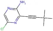 5-Chloro-3-(2-trimethylsilylethynyl)pyrazin-2-amine