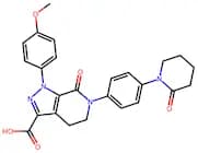 1-(4-Methoxyphenyl)-7-oxo-6-(4-(2-oxopiperidin-1-yl)phenyl)-4,5,6,7-tetrahydro-1H-pyrazolo[3,4-c]p…