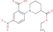 2-[3-(Ethoxycarbonyl)piperidin-1-yl]-5-nitrobenzoic acid