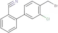 4'-(Bromomethyl)-3'-chloro-[1,1'-biphenyl]-2-carbonitrile