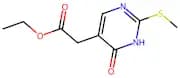 Ethyl 2-(2-(methylthio)-6-oxo-1,6-dihydropyrimidin-5-yl)acetate