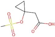 2-(1-((Methylsulfonyl)oxy)cyclopropyl)acetic acid
