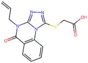 2-((4-Allyl-5-oxo-4,5-dihydro-[1,2,4]triazolo[4,3-a]quinazolin-1-yl)thio)acetic acid