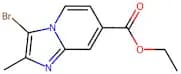 Imidazo[1,2-a]pyridine-7-carboxylic acid, 3-bromo-2-methyl-, ethyl ester
