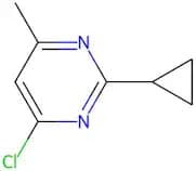 4-Chloro-2-cyclopropyl-6-methylpyrimidine