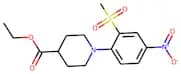 Ethyl 1-[2-(methylsulphonyl)-4-nitrophenyl]piperidine-4-carboxylate
