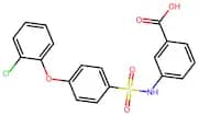 3-((4-(2-Chlorophenoxy)phenyl)sulfonamido)benzoic acid