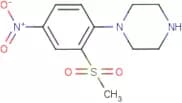 1-[2-(Methylsulphonyl)-4-nitrophenyl]piperazine