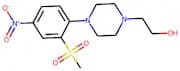 1-(2-Hydroxyethyl)-4-[2-(methylsulphonyl)-4-nitrophenyl]piperazine