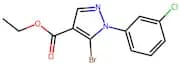 Ethyl 5-bromo-1-(3-chlorophenyl)-1H-pyrazole-4-carboxylate