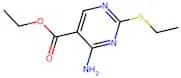 Ethyl 4-amino-2-(ethylthio)pyrimidine-5-carboxylate