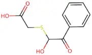 2-[(1-hydroxy-2-oxo-2-phenylethyl)sulfanyl]acetic acid