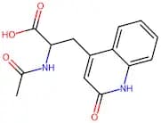 2-Acetylamino-3-(2-quinolon-4-yl)propionic acid