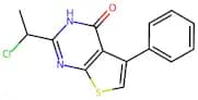 2-(1-Chloroethyl)-5-phenyl-3h,4h-thieno[2,3-d]pyrimidin-4-one