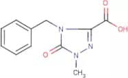 4-Benzyl-4,5-dihydro-1-methyl-5-oxo-1H-1,2,4-triazole-3-carboxylic acid