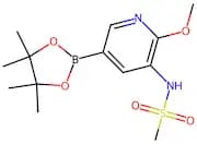 N-[2-Methoxy-5-(4,4,5,5-tetramethyl-1,3,2-dioxaborolan-2-yl)pyridin-3-yl]methanesulfonamide