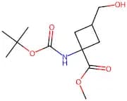 Methyl 1-((tert-butoxycarbonyl)amino)-3-(hydroxymethyl)cyclobutanecarboxylate