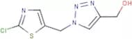 1-[(2-Chloro-1,3-thiazol-5-yl)methyl]-4-(hydroxymethyl)-1H-1,2,3-triazole
