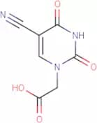 (5-Cyano-3,4-dihydro-2,4-dioxopyrimidin-1(2H)-yl)acetic acid
