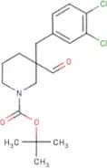 3-(3,4-Dichlorobenzyl)-3-formylpiperidine, N-BOC protected
