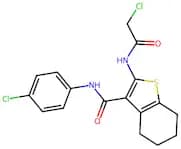 2-(2-Chloroacetamido)-N-(4-chlorophenyl)-4,5,6,7-tetrahydro-1-benzothiophene-3-carboxamide