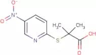2-Methyl-2-[(5-nitropyridin-2-yl)thio]propanoic acid
