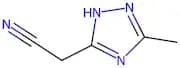 2-(3-methyl-1H-1,2,4-triazol-5-yl)acetonitrile