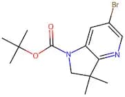 tert-Butyl 6-bromo-3,3-dimethyl-2,3-dihydro-1H-pyrrolo[3,2-b]pyridine-1-carboxylate