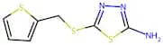 5-[(thiophen-2-ylmethyl)sulfanyl]-1,3,4-thiadiazol-2-amine